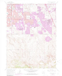 Highlands Ranch 1965 topographic map thumbnail