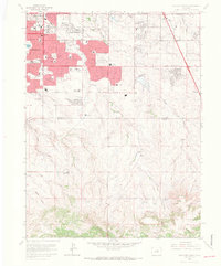 Highlands Ranch 1965 topographic map thumbnail