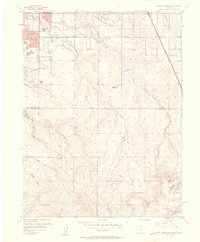 Highlands Ranch 1957 topographic map thumbnail