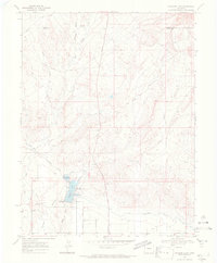 Highline Lake 1968 topographic map thumbnail