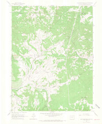 Hightower Mountain 1963 topographic map thumbnail