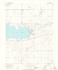 Hasty 1953 topographic map preview