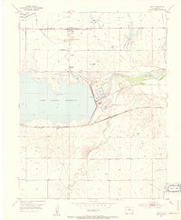 Hasty 1953 topographic map preview