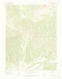 Hawxhurst Creek 1960 topographic map thumbnail