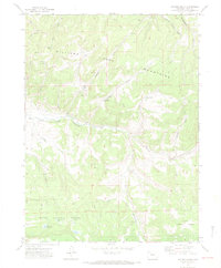 Hayden Gulch 1971 topographic map thumbnail