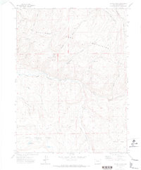 Hayden Gulch 1971 topographic map thumbnail