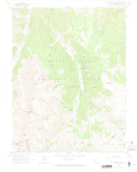 Hayden Peak 1960 topographic map thumbnail