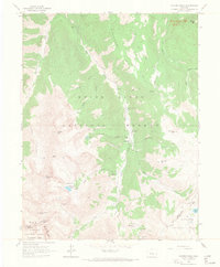 Hayden Peak 1960 topographic map thumbnail