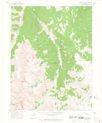 Hayden Peak 1960 topographic map thumbnail