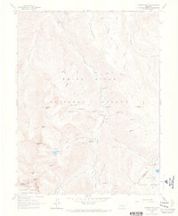 Hayden Peak 1960 topographic map thumbnail