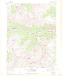 Grays Peak 1958 topographic map thumbnail