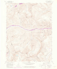 Grays Peak 1958 topographic map thumbnail