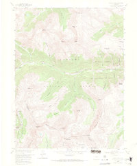 Grays Peak 1958 topographic map thumbnail