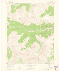 Grays Peak 1958 topographic map thumbnail