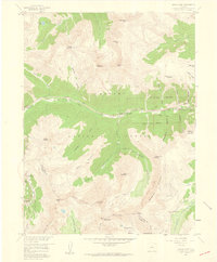 Grays Peak 1958 topographic map thumbnail