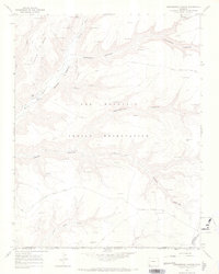 Greasewood Canyon 1966 topographic map thumbnail