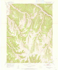 Greasewood Gulch 1952 topographic map thumbnail