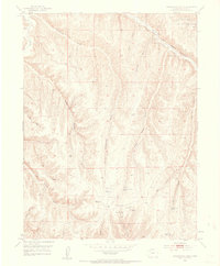 Greasewood Gulch 1952 topographic map thumbnail