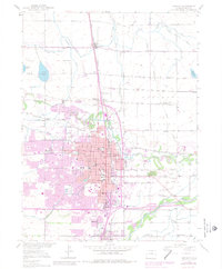 Greeley 1950 topographic map thumbnail