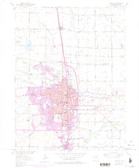 Greeley 1950 topographic map thumbnail