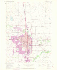 Greeley 1950 topographic map thumbnail