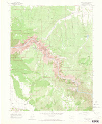 Grizzly Ridge 1957 topographic map thumbnail