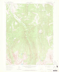 Grouse Mountain 1962 topographic map thumbnail