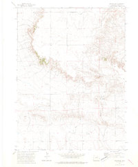 Grover SE 1972 topographic map thumbnail