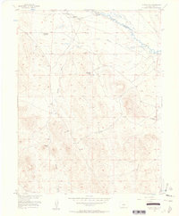 Guffey NW 1956 topographic map thumbnail