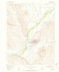 Gunnison 1954 topographic map thumbnail
