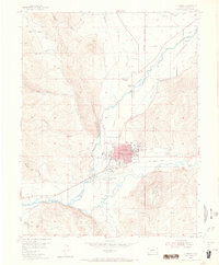 Gunnison 1954 topographic map thumbnail