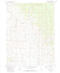 Gunsight Pass 1980 topographic map thumbnail