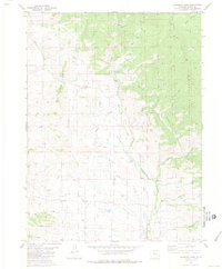 Gunsight Pass 1980 topographic map thumbnail