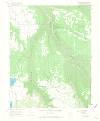 Gurley Canyon 1964 topographic map thumbnail