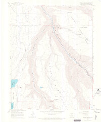 Gurley Canyon 1964 topographic map thumbnail