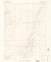 Hackamore Ranch 1966 topographic map thumbnail