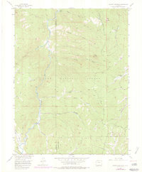 Hackett Mountain 1956 topographic map thumbnail