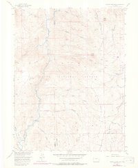 Hackett Mountain 1956 topographic map thumbnail