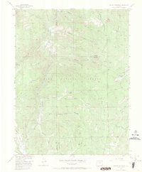 Hackett Mountain 1956 topographic map thumbnail
