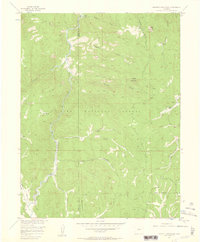 Hackett Mountain 1956 topographic map thumbnail