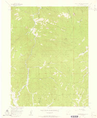 Hackett Mountain 1956 topographic map thumbnail
