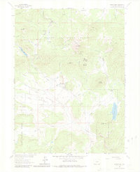 Hahns Peak 1962 topographic map thumbnail
