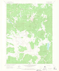 Hahns Peak 1962 topographic map thumbnail