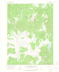 Hahns Peak 1962 topographic map thumbnail