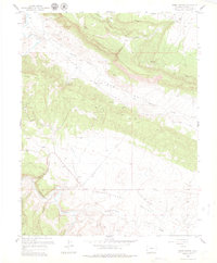 Hamm Canyon 1960 topographic map thumbnail