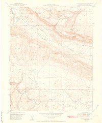 Hamm Canyon 1950 topographic map thumbnail