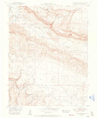 Hamm Canyon 1948 topographic map thumbnail