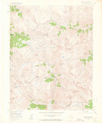 Handies Peak 1955 topographic map thumbnail