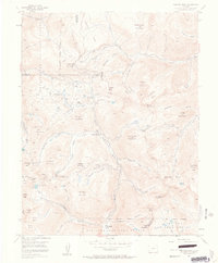 Handies Peak 1955 topographic map thumbnail
