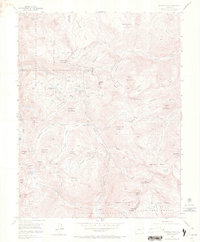 Handies Peak 1955 topographic map thumbnail